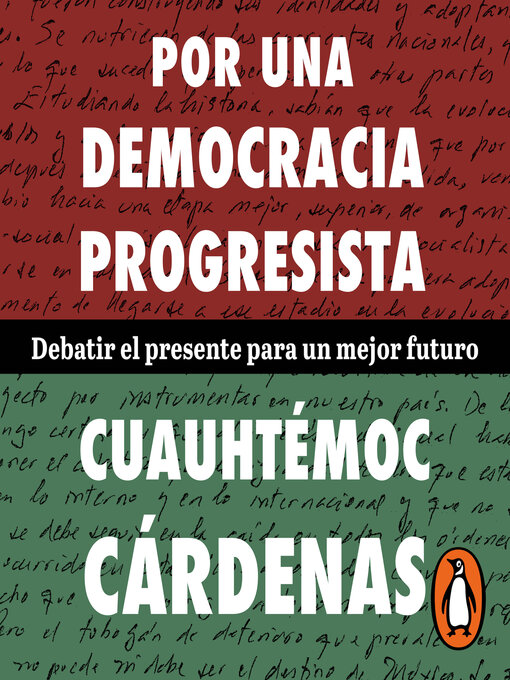 Title details for Por una democracia progresista by Cuauhtémoc Cárdenas - Wait list